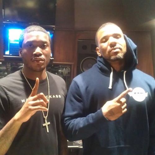 Meek Mill and Game in studio