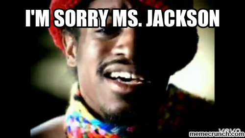 Andre Sorry miss Jackson