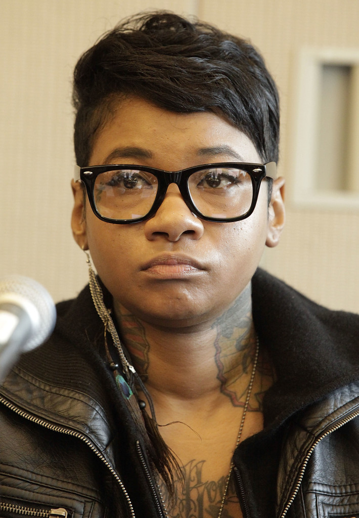 NEW YORK, NY - OCTOBER 19: Jean Grae attends the Intersection of Hip Hop & Jazz panel during the CMJ 2011 Music Marathon and Film Festival at the NYU - Kimmel Center on October 19, 2011 in New York City. (Photo by John Lamparski/WireImage)